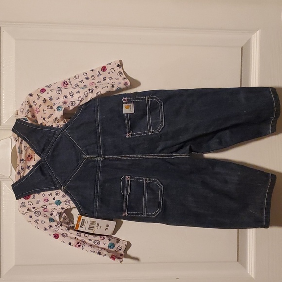 Carhartt Matching Sets Nwt Carhartt Baby Girl Floral Embroidered